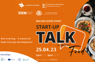 Start-up Talk – around the food