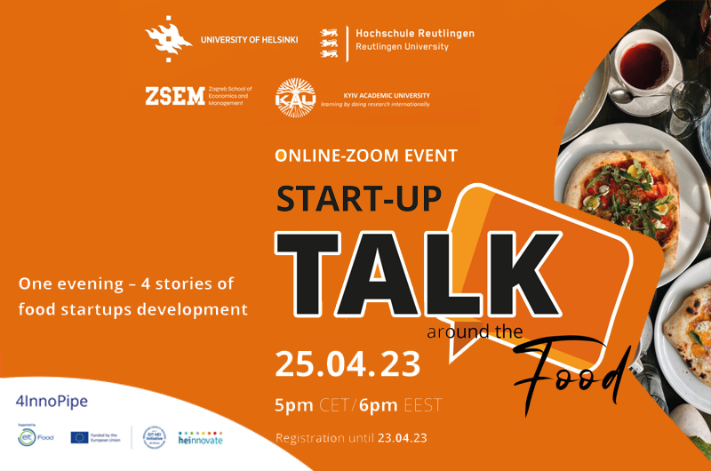 Start-up Talk - про інноваційну їжу та стале сільське господарство