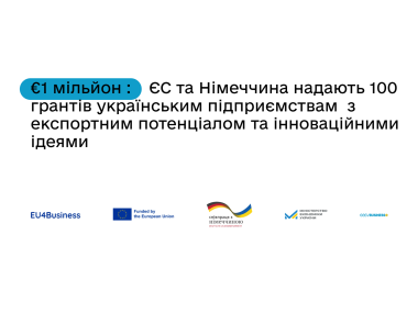 Допоможемо оформити грант  EU4Business